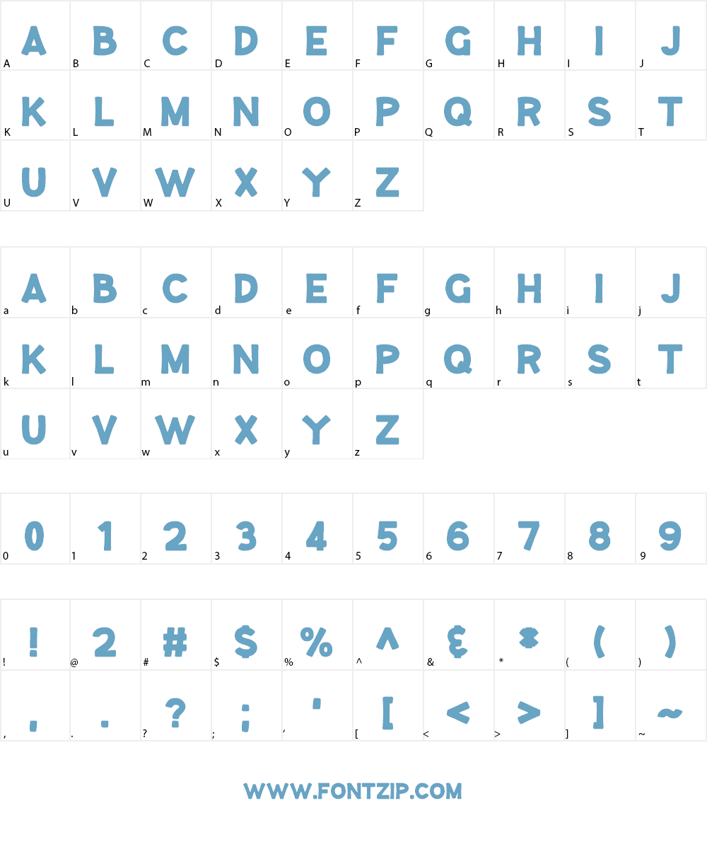 Gooseberry Juice Font Character